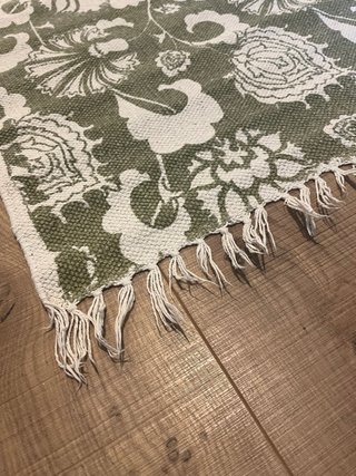 Alfombra Algodón Estampada 105x175cm