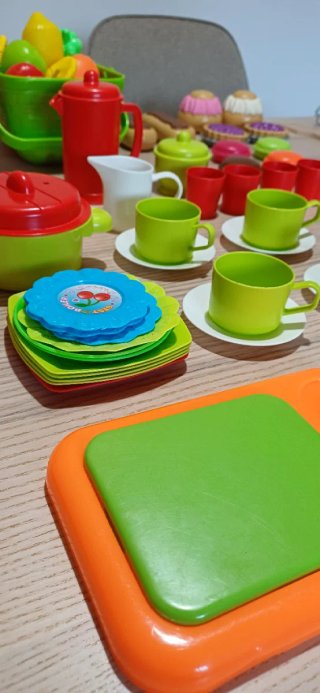 Juego de Cocina Utensilios y Comida