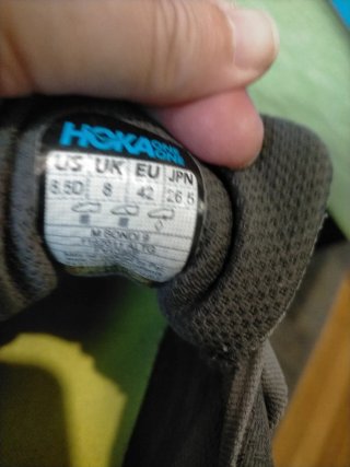 Hoka One One Bondi 9 Gris Naranja