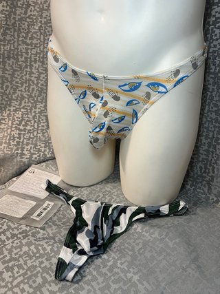 2 Calzoncillo Tanga Estampado talla M