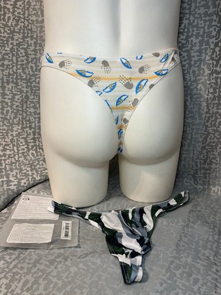2 Calzoncillo Tanga Estampado talla M