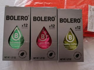 40 bustine Bolero assortite + telo palestra