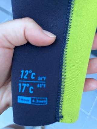 Traje Neopreno Junior 10 Años 4.3mm