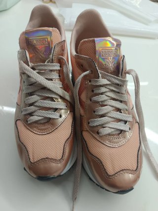 Zapatillas Munich Plataforma Mujer Rosa Pastel