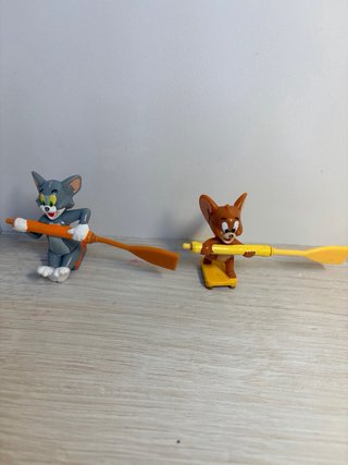 Tom & Jerry Kinder 2 Statuine con Remo