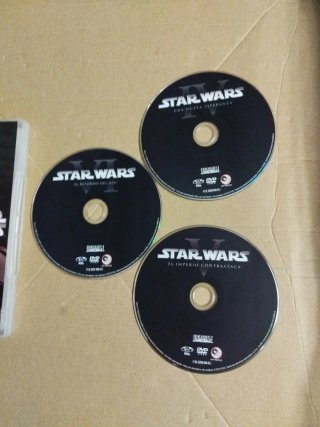 Pack 6 DVDs Star Wars Saga Completa