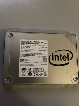 SSD Intel Pro 5400s 256GB SATA