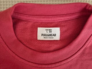 Sudadera Pull and Bear New York teja