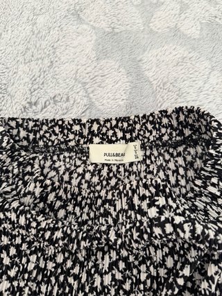Falda larga Pull&Bear estampado flores