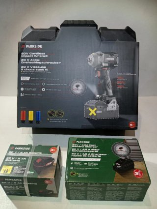 600Nm Atornillador  impacto  Parkside Performance