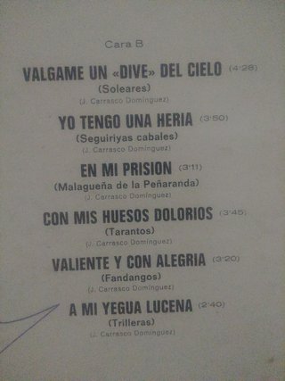 Vinilo Antonio Chacon - Dentro de mis venas