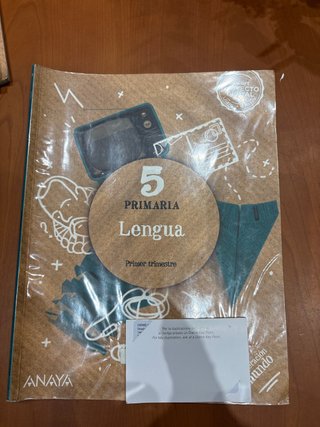 Libros de lengua 5 anaya