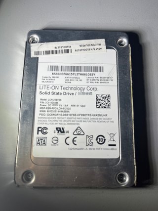 SSD Lite-On 256GB SATA LCH-266V25
