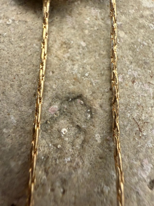 Pendientes dorados largos perlas barrocas