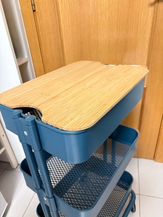 Carrito RÅSKOG/NORRÅVA IKEA azul
