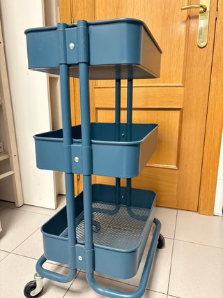 Carrito RÅSKOG/NORRÅVA IKEA azul