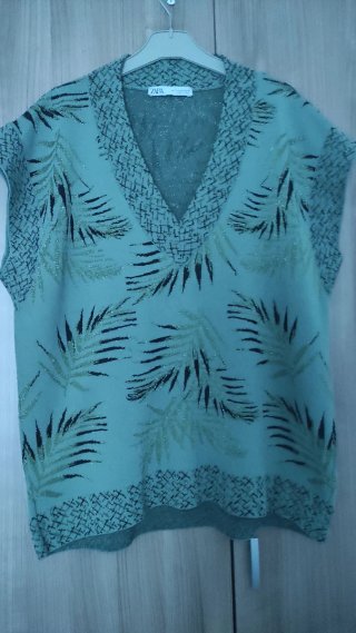 Conjunto Zara Top y Pantalones Talla L