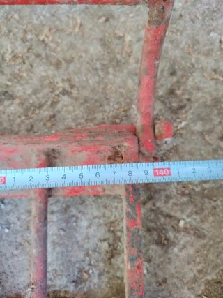 Atropador de hierba rojo Para segadora