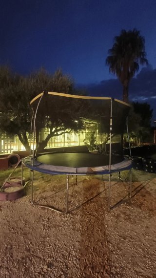 Cama elástica 3.66m con red de seguridad
