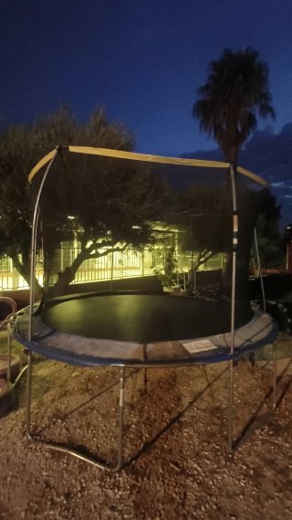 Cama elástica 3.66m con red de seguridad