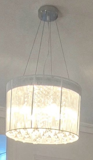 Lámpara de cristal colgante