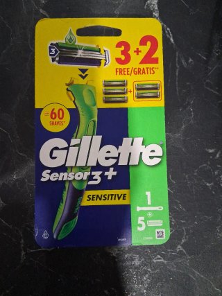 Gillette Sensor 3+ Rasoio + 5 Lamette