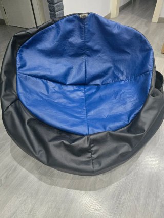 Puff Gamer Pro XXL Negro/Azul