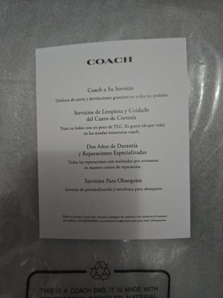 Bolso Coach Marrón Grande