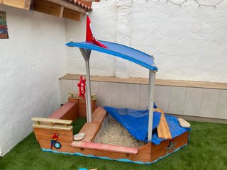 Arenero Barco Pirata