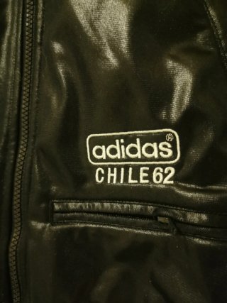 Sudadera Adidas Chile 62 Negra y Turquesa