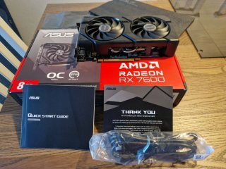 Tarjeta Gráfica Asus RX 7600 8GB OC
