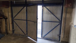 Puerta de garaje de acero galvanizado