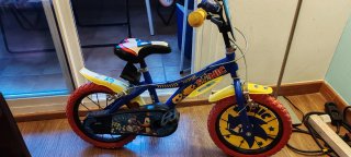 Bici infantil Sonic 3-4 años