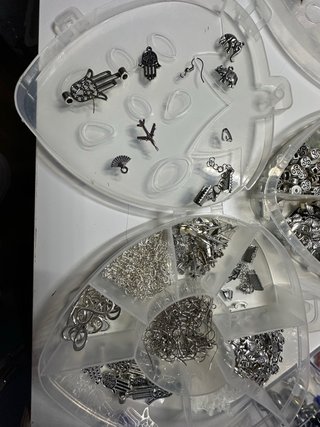 Lote Materiales Manualidades Bisutería
