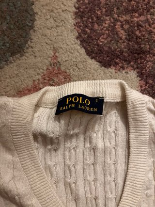 Jersey Polo Ralph Lauren Blanco Cable Knit
