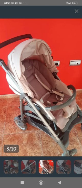 Trío inglesina trilogy city Carrito Bebé 3 Piezas