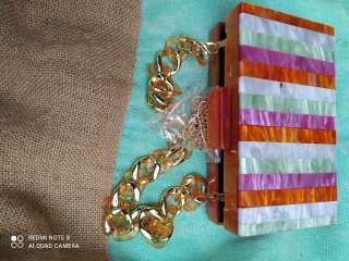 Bolso de fiesta elegante multicolor