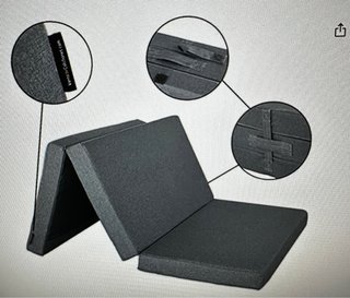 Colchón plegable Amazon gris