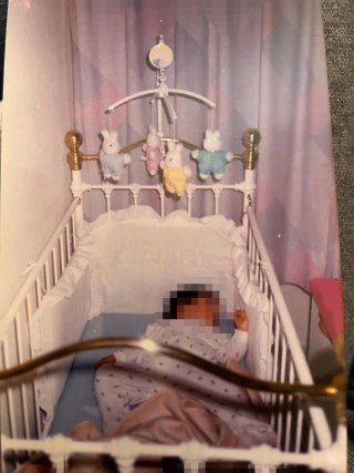 Cuna de bebé vintage