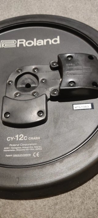 Plato Roland CY12C Crash Como nuevo