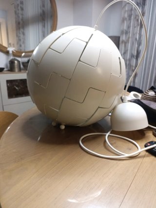 Lámpara Esfera Blanca Ikea