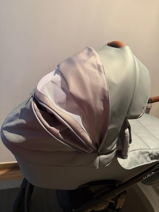 Cochecito Bebetto Luca Pro Gris más silla