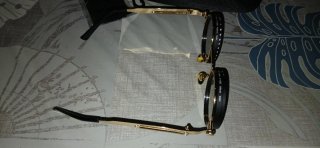 Gafas Steampunk Negras y Doradas