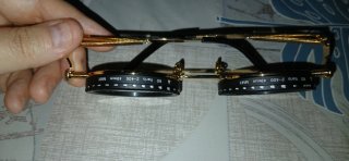 Gafas Steampunk Negras y Doradas