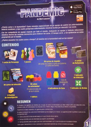 Pandemic – Juego de mesa cooperativo – Como nuevo