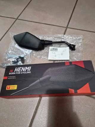Specchietto Retrovisore Bici/E-Bike HENMI Carbon