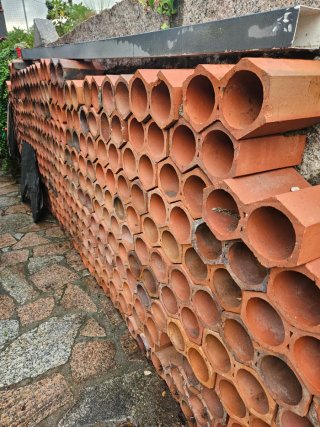 100 Botelleros Barro Cocido / Terracota
