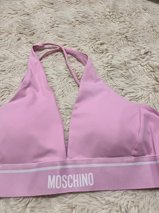 Conjunto Moschino Top Branco