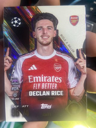 Cromo Declan Rice Arsenal Champions League