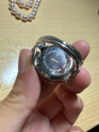 Anillo Reloj Plata Antiguo